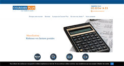 Desktop Screenshot of courrierplus.fr
