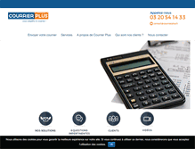 Tablet Screenshot of courrierplus.fr